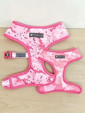 Frenchie Duo Reversible Harness & Matching Leash - Extra Large, EUC